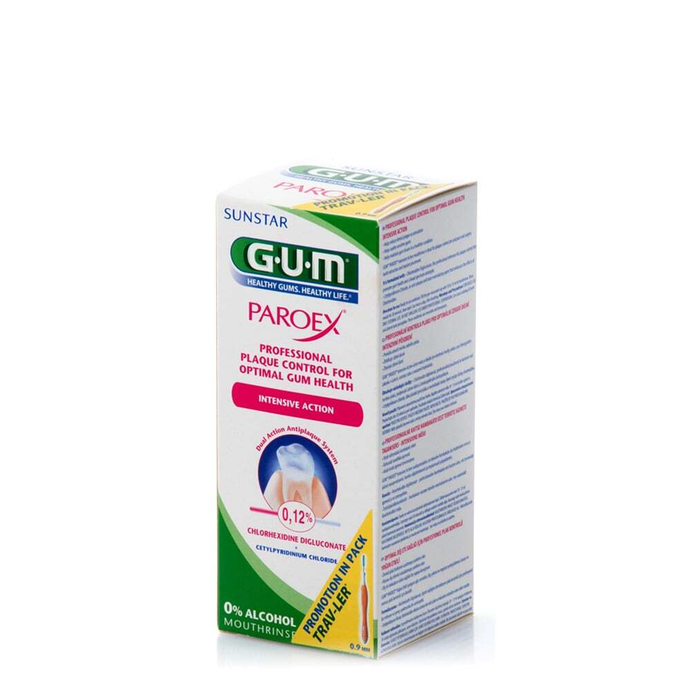 GUM - PAROEX 0,12% Intensive Action Στοματικό Διάλυμα - 300ml