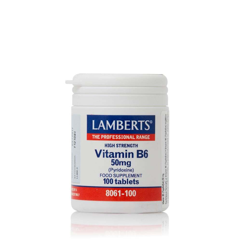 LAMBERTS - Vitamin B6 50mg - 100tabs