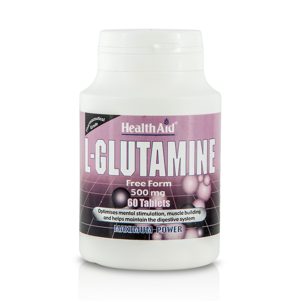 HEALTH AID - L-Glutamine 500mg - 60tabs