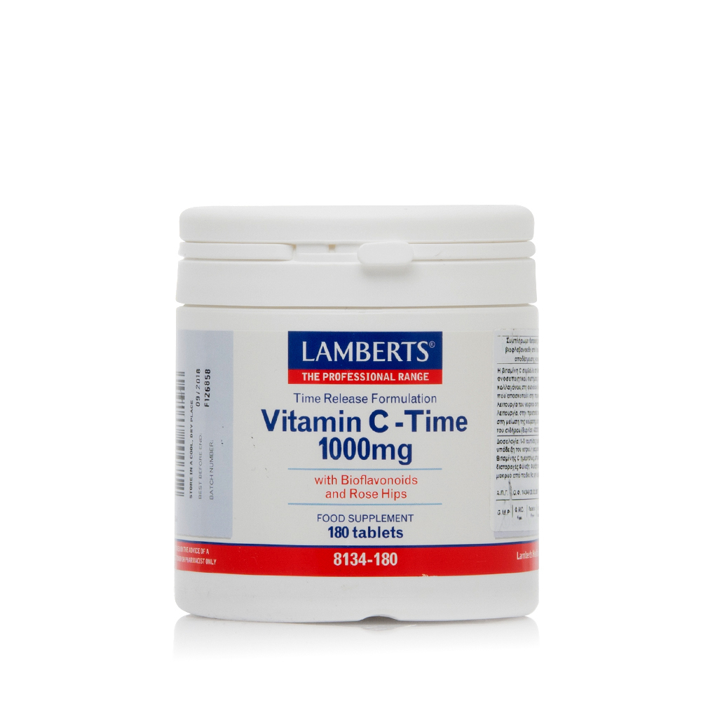 LAMBERTS - Vitamin C 1000mg Time - 180tabs