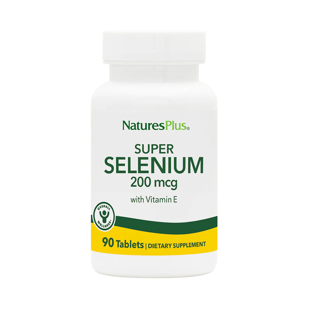 NATURES PLUS - SUPER Selenium with Vitamin E 200mcg - 90 tabs