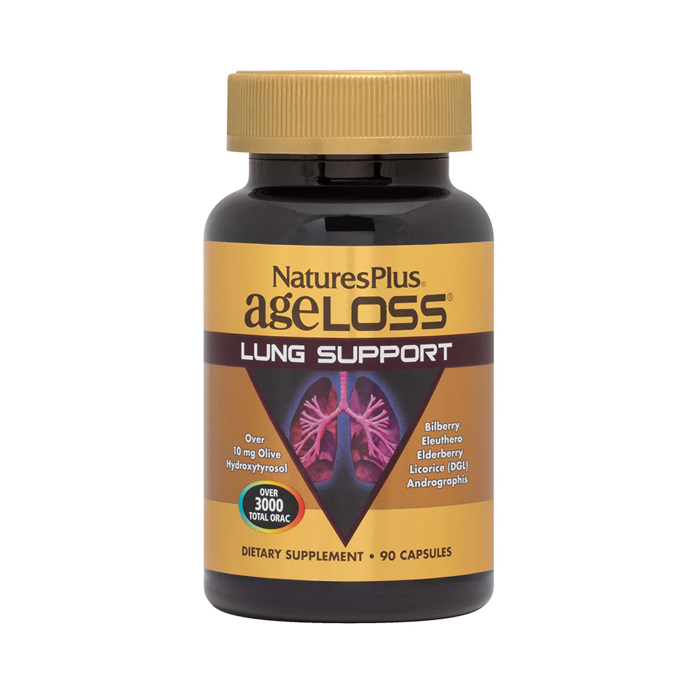 NATURES PLUS - AGELOSS Lung Support - 90caps