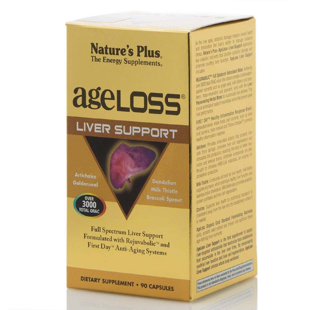 NATURES PLUS - AGELOSS Liver Support - 90caps