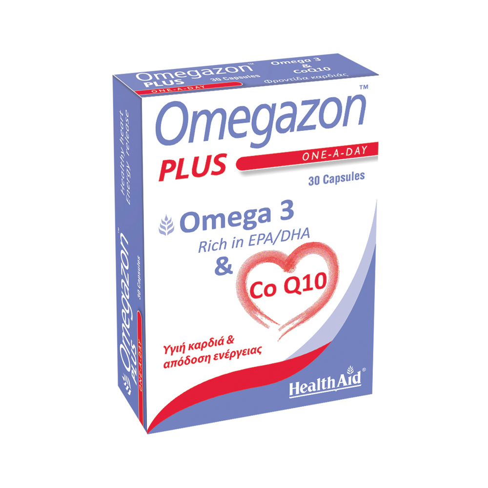 HEALTH AID - OMEGAZON Plus (Omega 3 & Co Q10) - 30caps