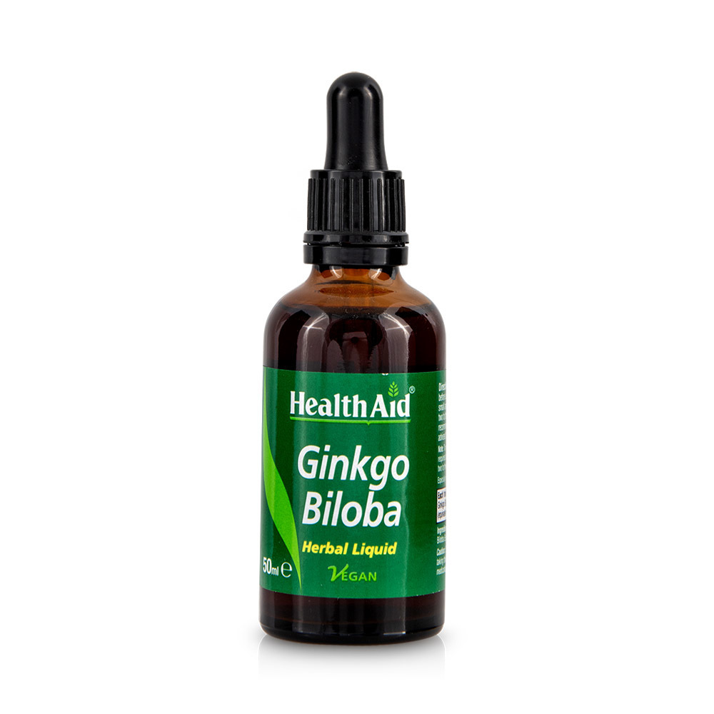 HEALTH AID - Ginkgo Biloba Herbal Liquid - 50ml
