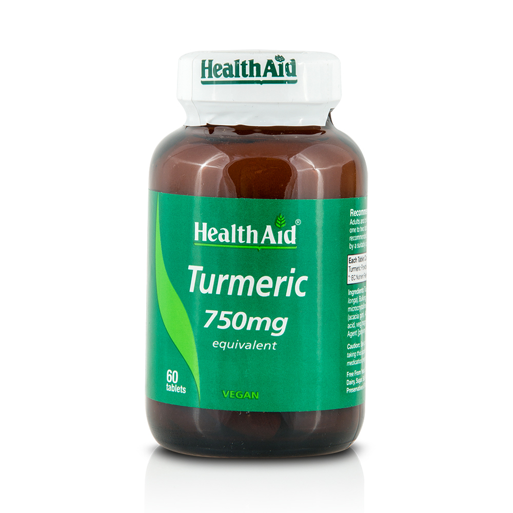 HEALTH AID - Turmeric 750mg - 60tabs