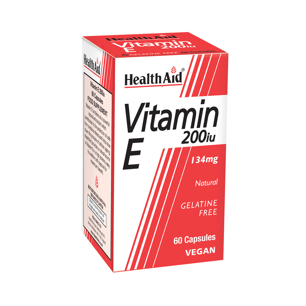HEALTH AID - Vitamin E 200iu - 60caps