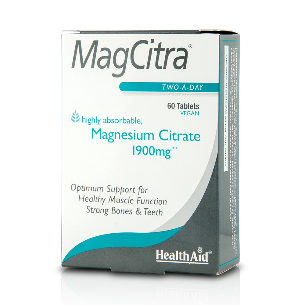 HEALTH AID - MagCitra 1900mg - 60tabs