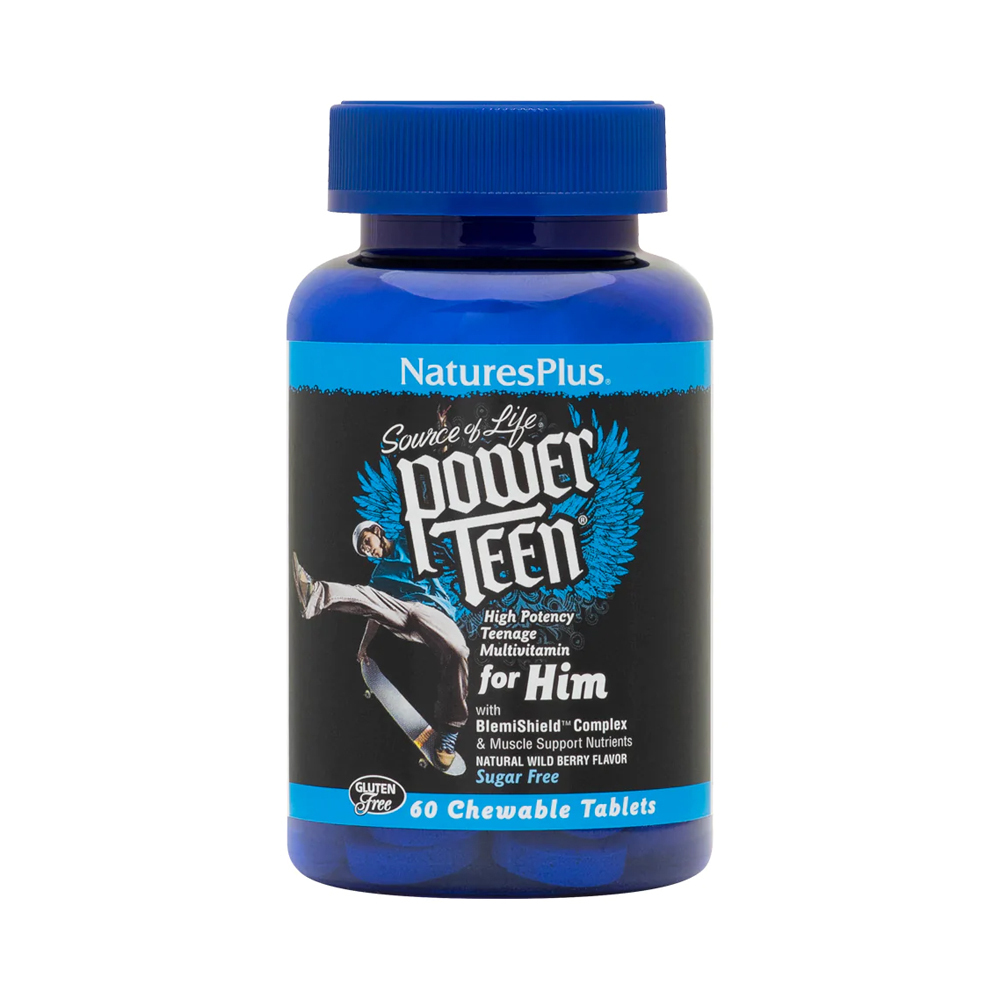 NATURES PLUS - SOURCE OF LIFE Power Teen for Him - 60chew. tabs