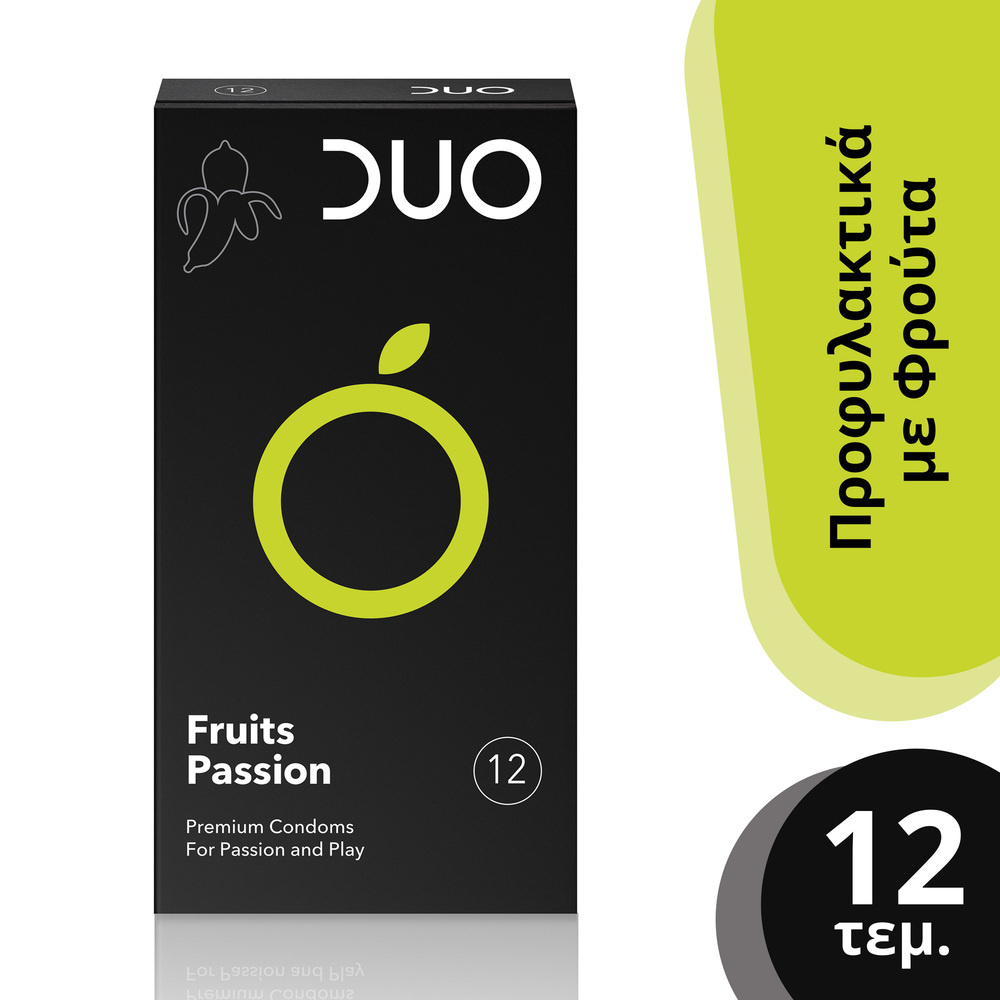 DUO - Προφυλακτικά Fruits Passion - 12pcs