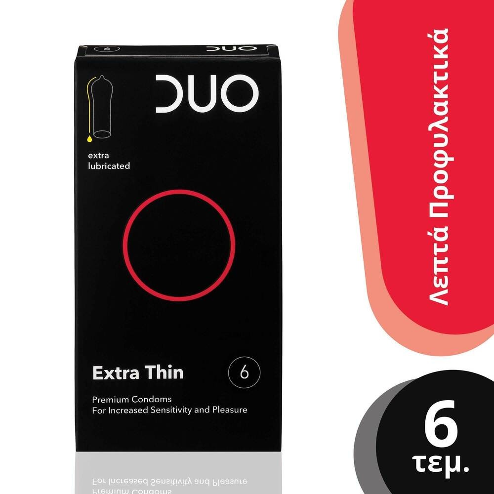 DUO - Προφυλακτικά Extra Thin - 6pcs
