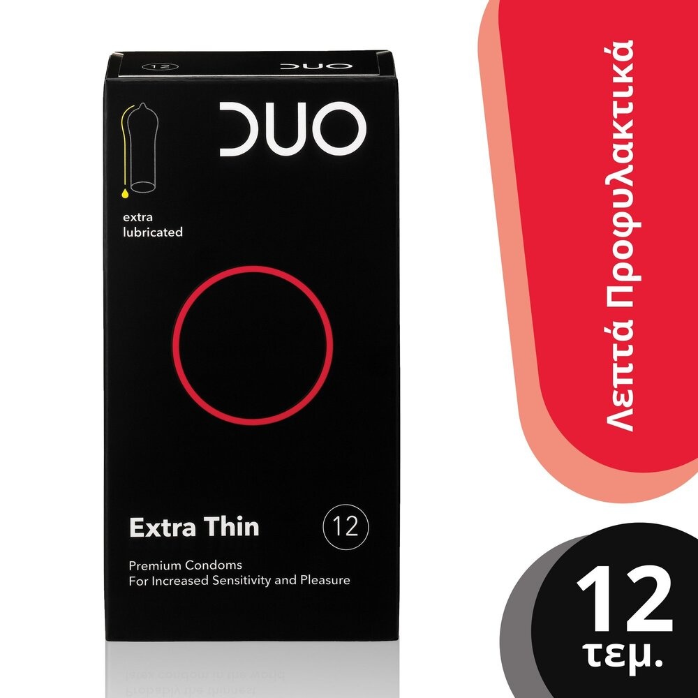 DUO - Προφυλακτικά Extra Thin - 12pcs