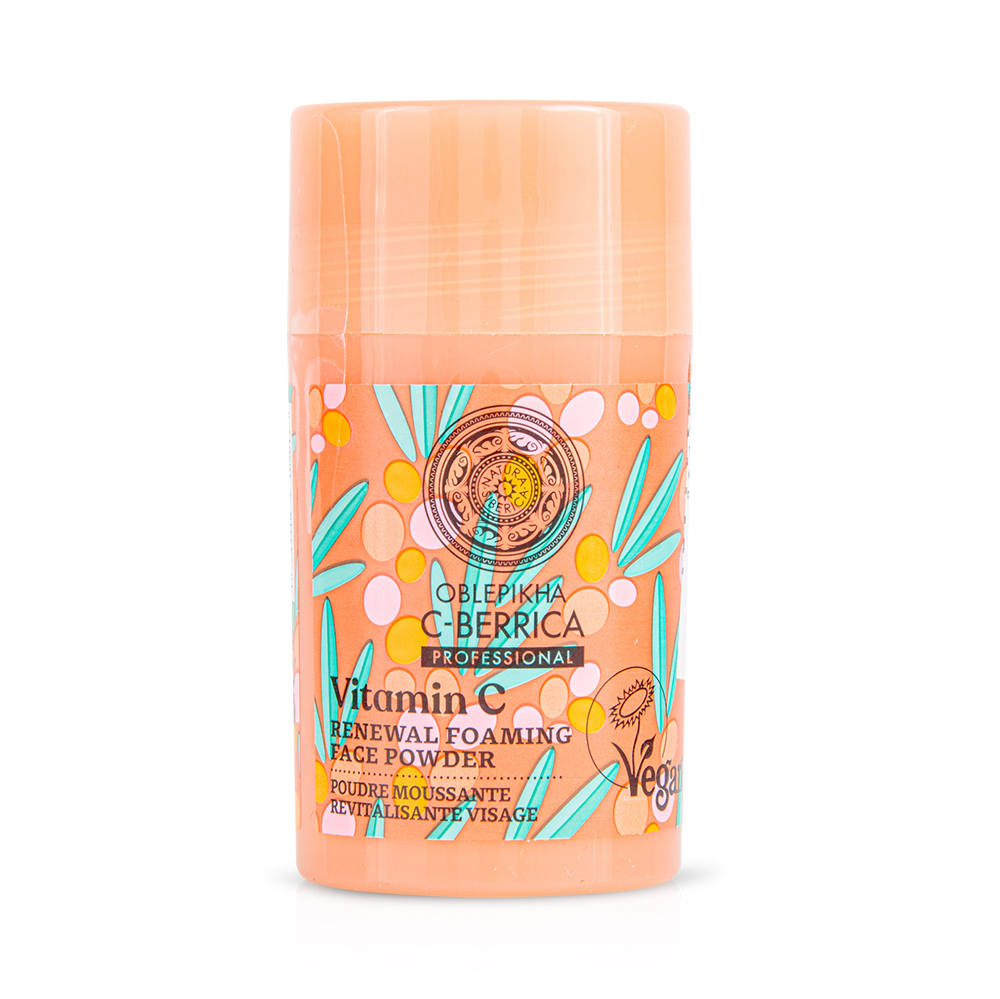 NATURA SIBERICA - OBLEPIKHA C-BERRICA Vitamin C Renewal Foaming Face Powder - 35gr