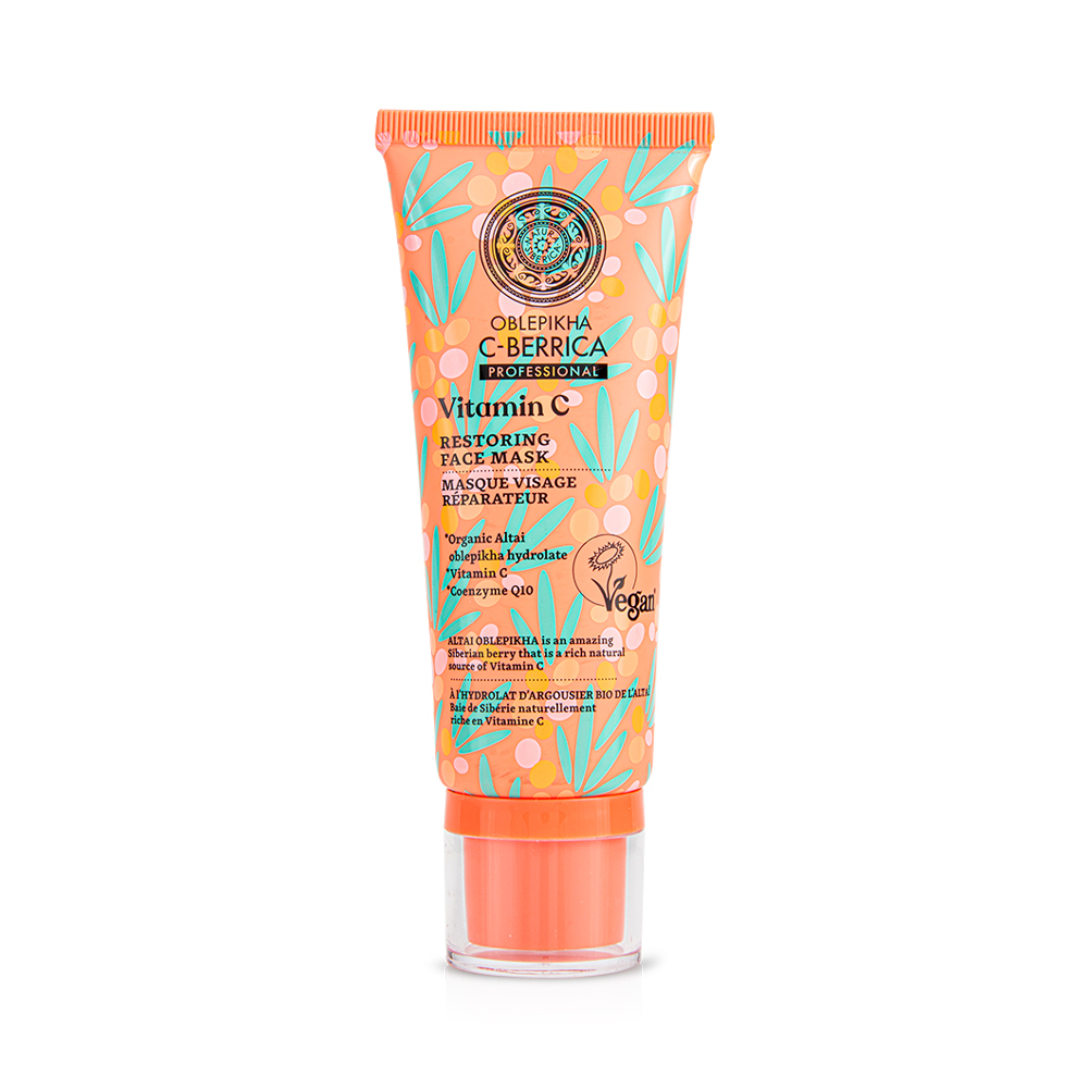 NATURA SIBERICA - OBLEPIKHA C-BERRICA Vitamin C Restoring Face Mask - 100ml