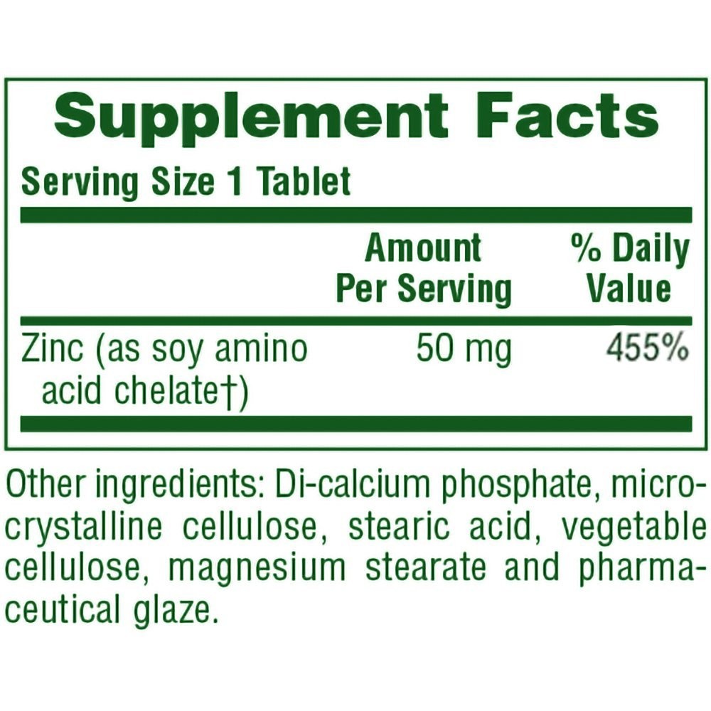 NATURES PLUS - Zinc 50mg - 90tabs