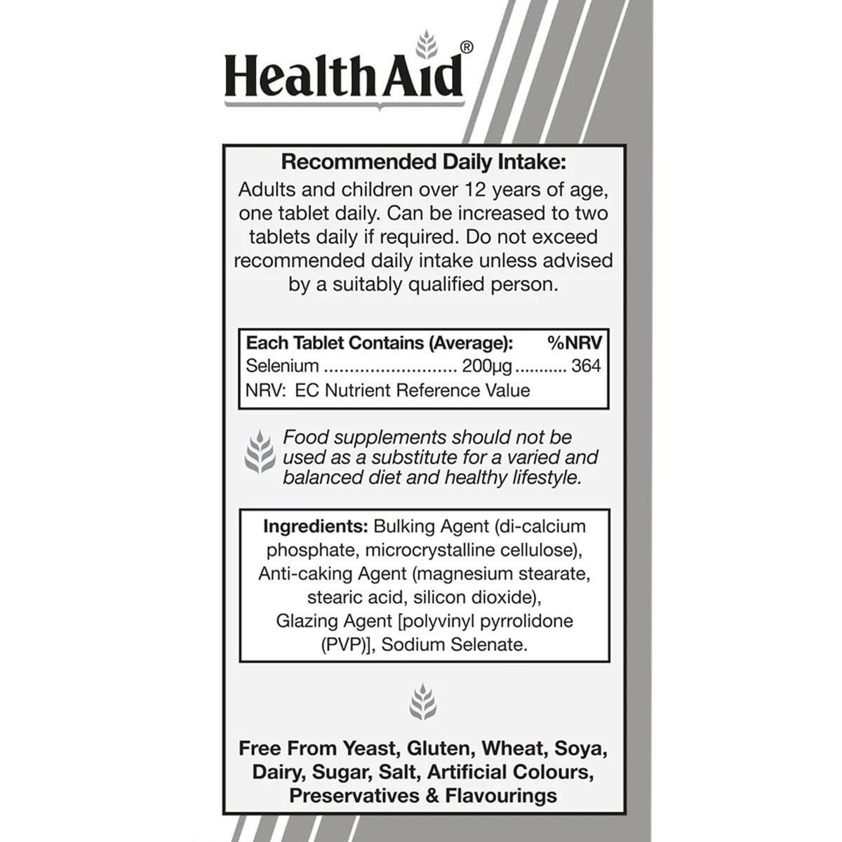 HEALTH AID - Selenium 200μg - 60tabs