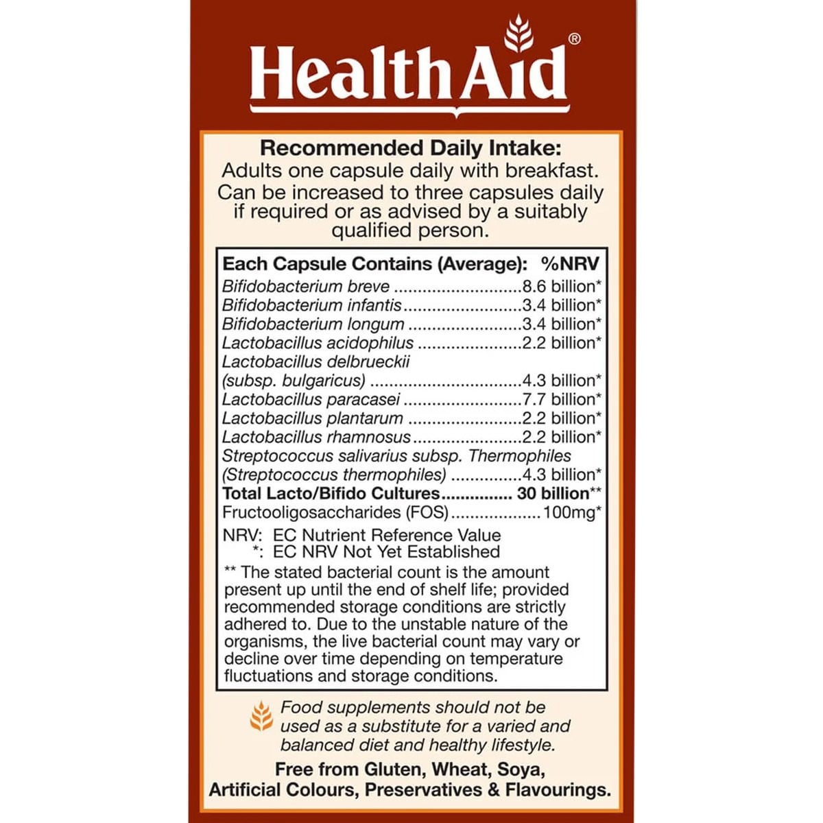 HEALTH AID - Coliprobio - 30caps