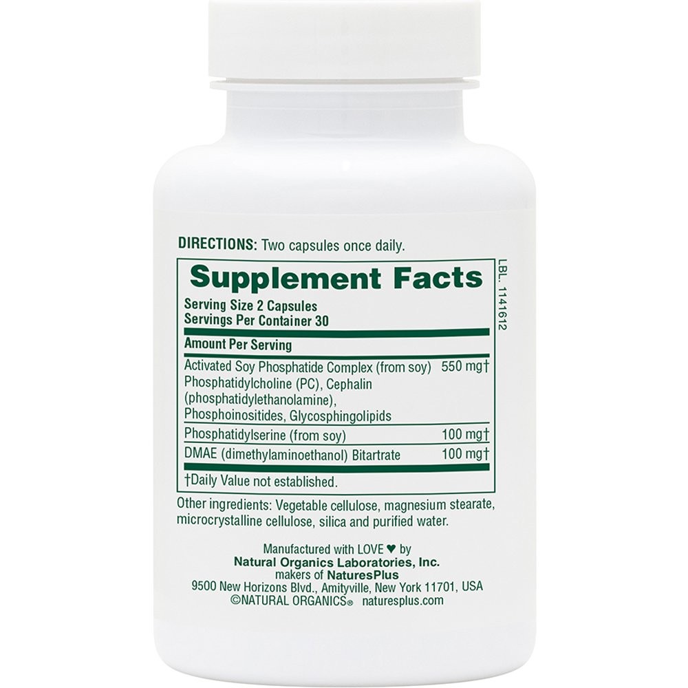 NATURES PLUS - Phosphatidylserine DMAE Complex - 60caps