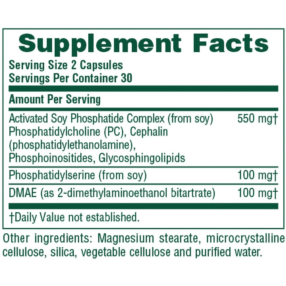 NATURES PLUS - Phosphatidylserine DMAE Complex - 60caps