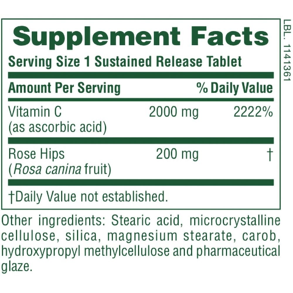 NATURES PLUS - Ultra C 2000mg - 60tabs