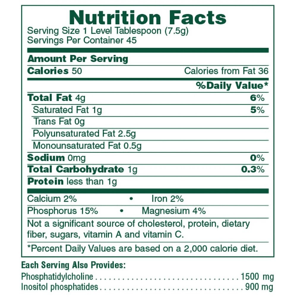 NATURES PLUS - Lecithin Granules - 340gr