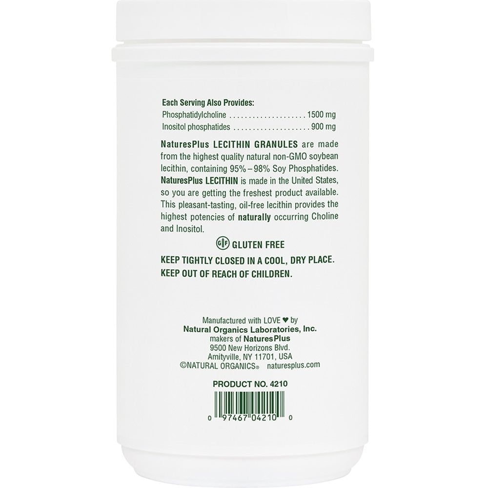 NATURES PLUS - Lecithin Granules - 340gr
