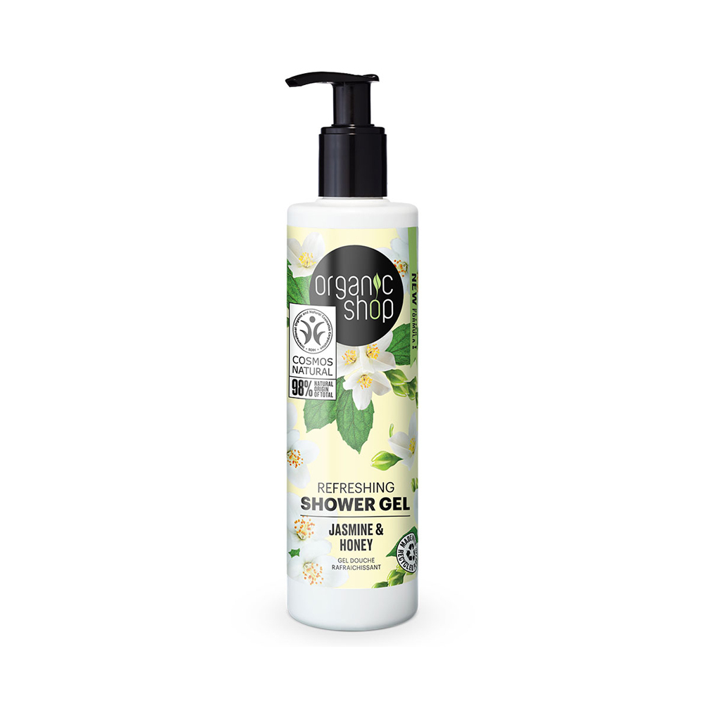 NATURA SIBERICA - ORGANIC SHOP Refreshing Shower Gel Jasmine & Honey - 280ml