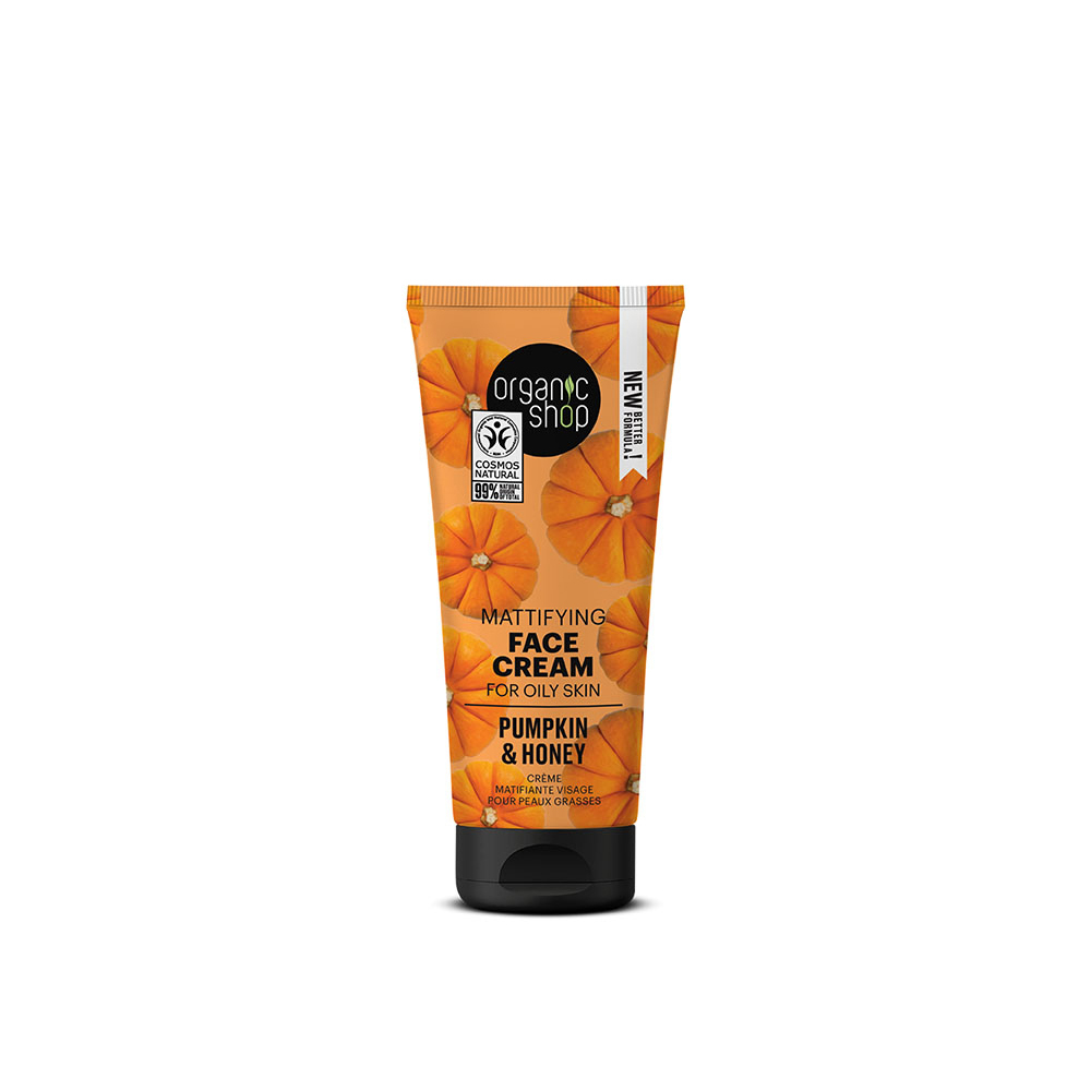 NATURA SIBERICA - ORGANIC SHOP Mattifying Face Cream for Oily Skin Pumpkin & Honey - 50ml
