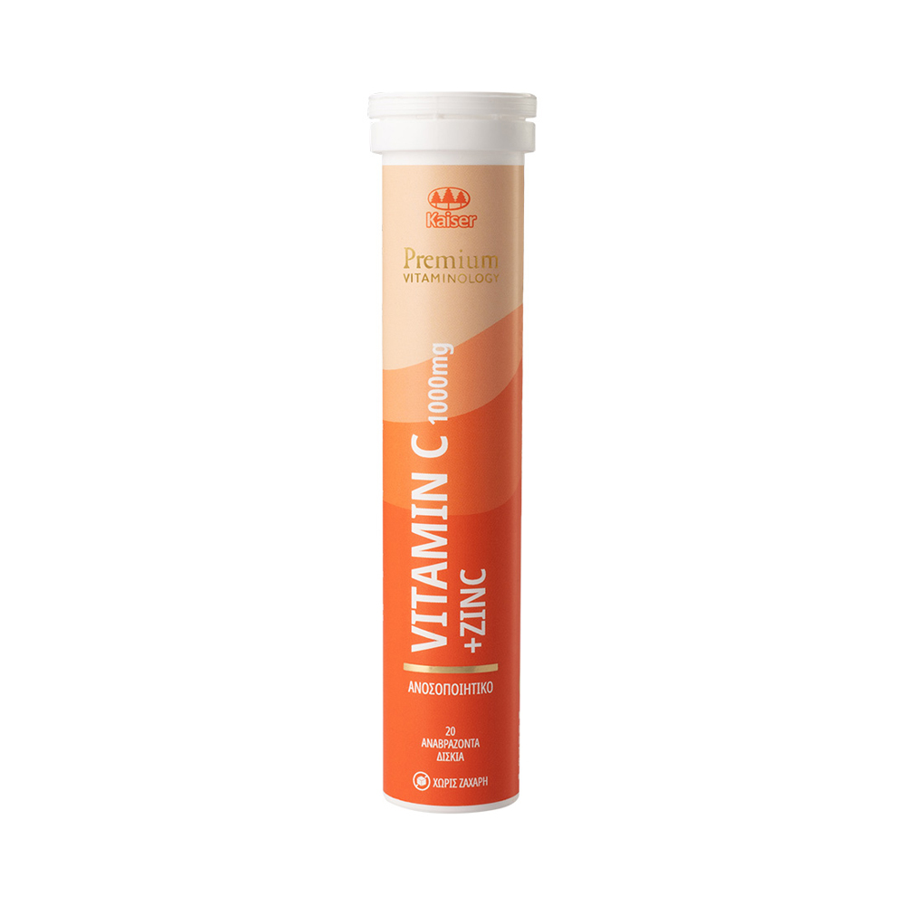 KAISER - PREMIUM VITAMINOLOGY Vitamin C 1000mg + Zinc - 20eff.tabs