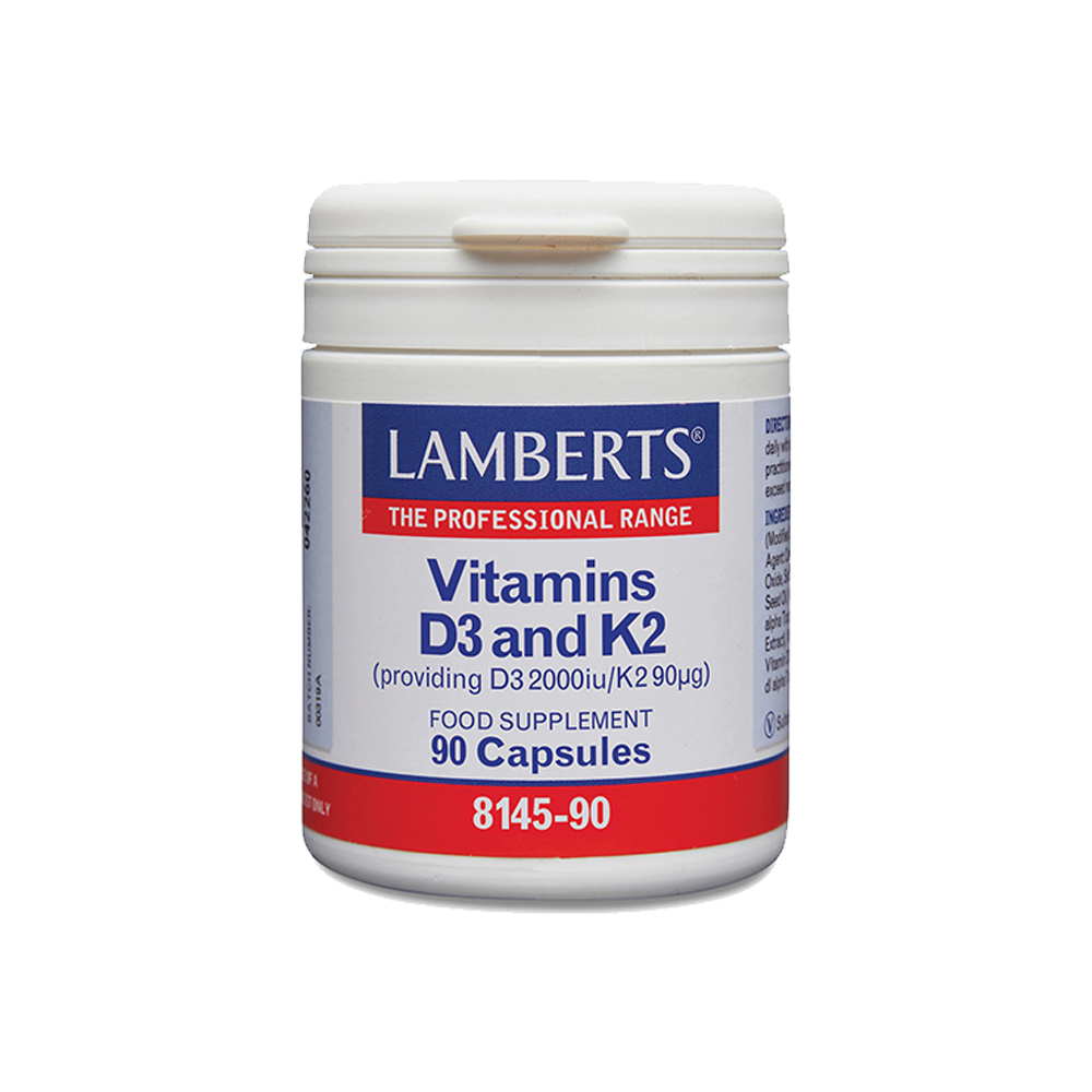LAMBERTS - Vitamin D3 & K2 - 90caps