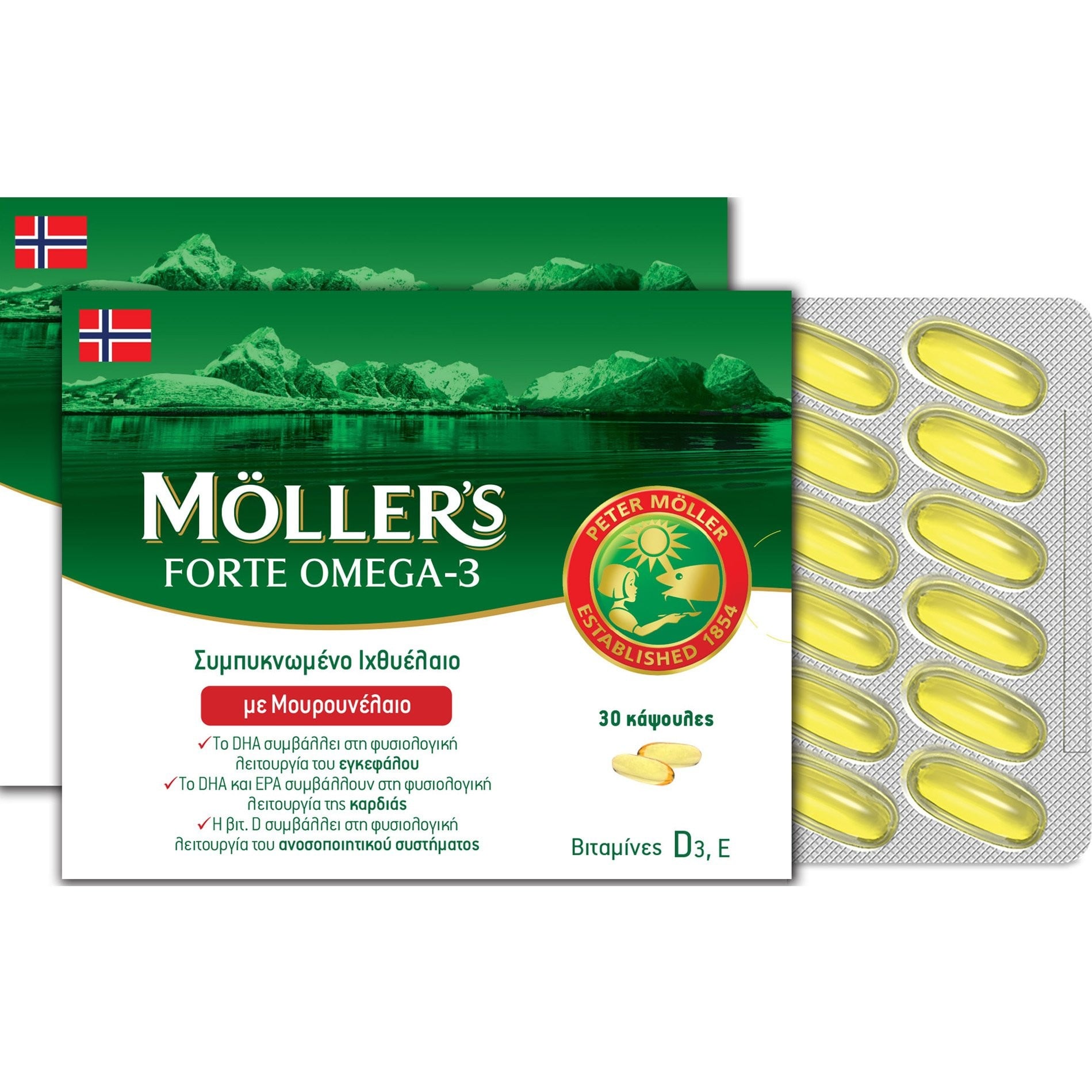 MOLLER'S - Forte Omega 3 - 150caps