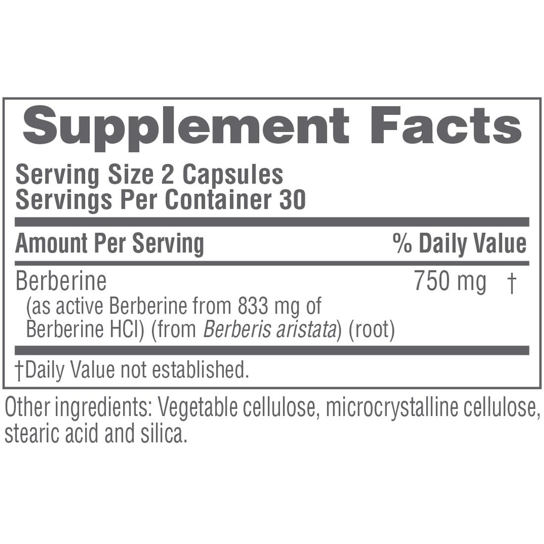 NATURES PLUS - Pro Berberine 750 - 60caps