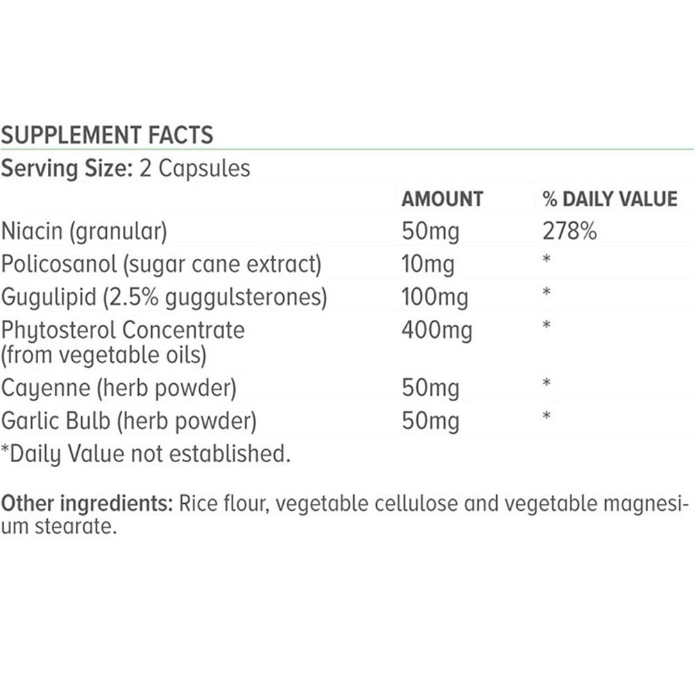 NATURAL VITAMINS - Cholesterol Formula - 60caps