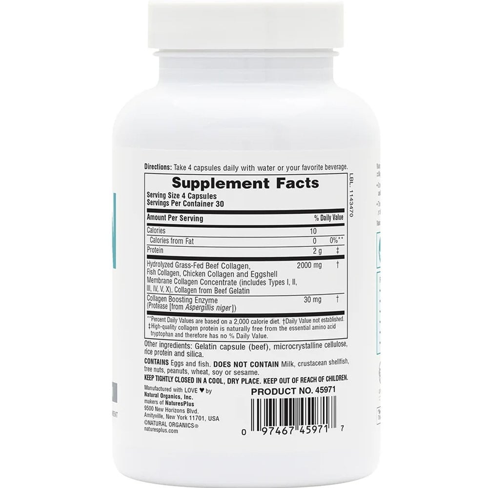 NATURES PLUS - Collagen Peptides - 120caps