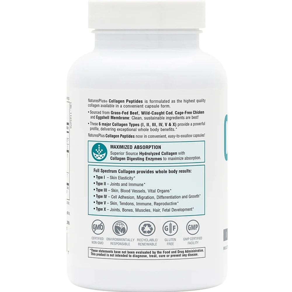 NATURES PLUS - Collagen Peptides - 120caps