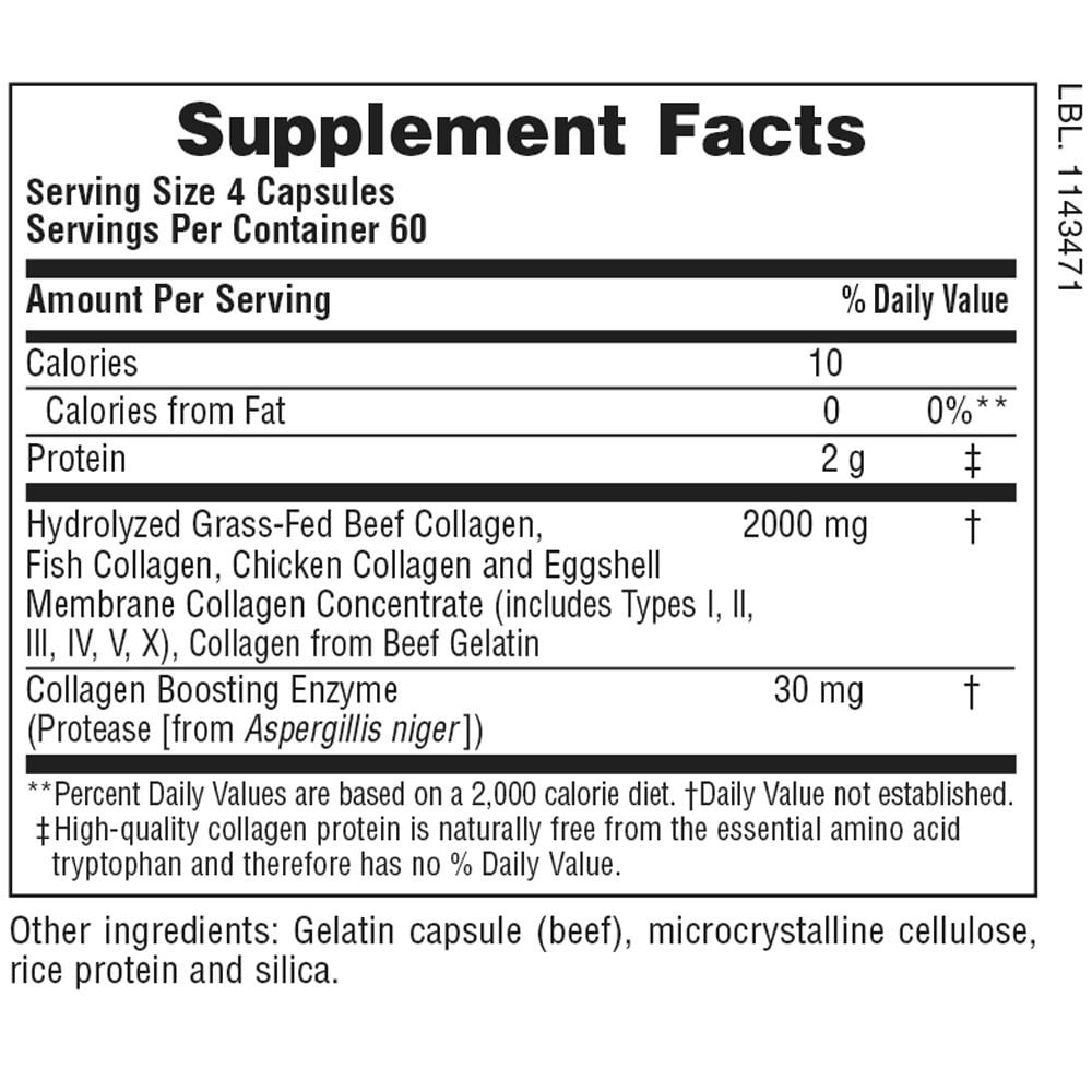 NATURES PLUS - Collagen Peptides - 120caps