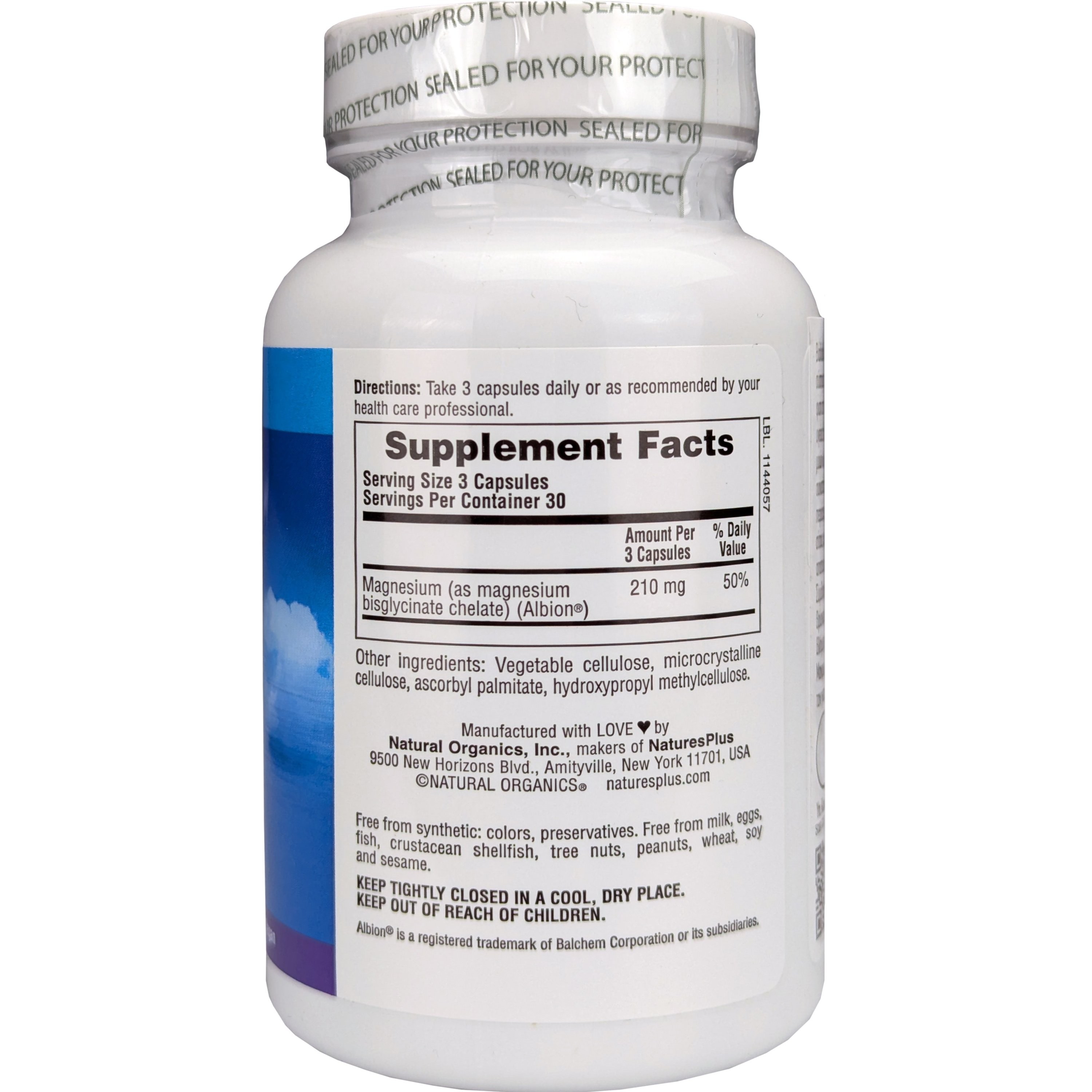 NATURES PLUS - Kalmassure Magnesium Glycinate - 90caps