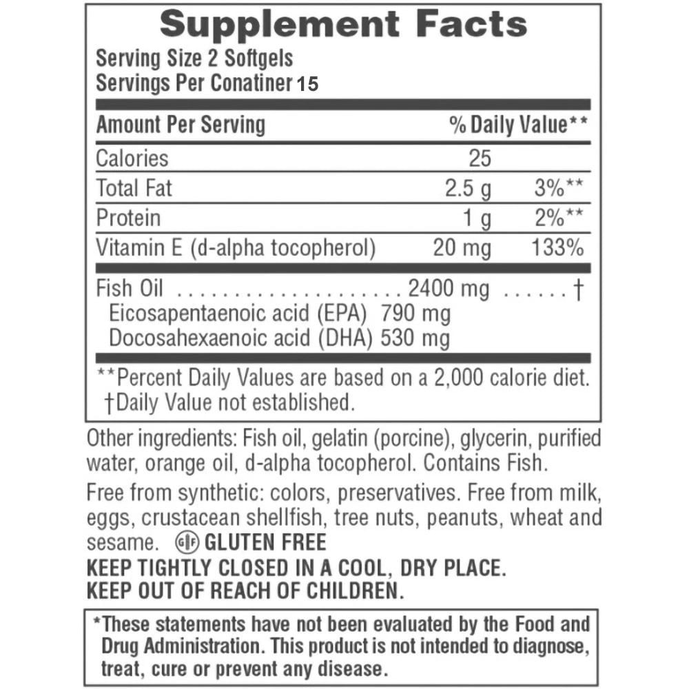 NATURES PLUS - Omega-3 Maximum - 30softgels
