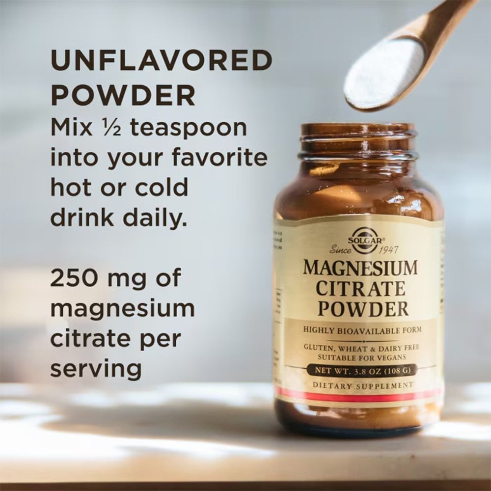 SOLGAR - Magnesium Citrate - 108gr