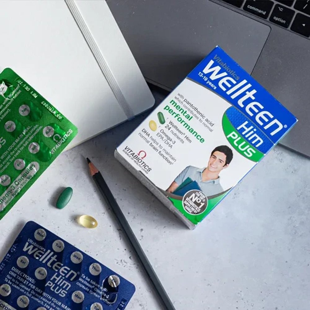 VITABIOTICS - WELLTEEN Him Plus - 28tabs+28caps