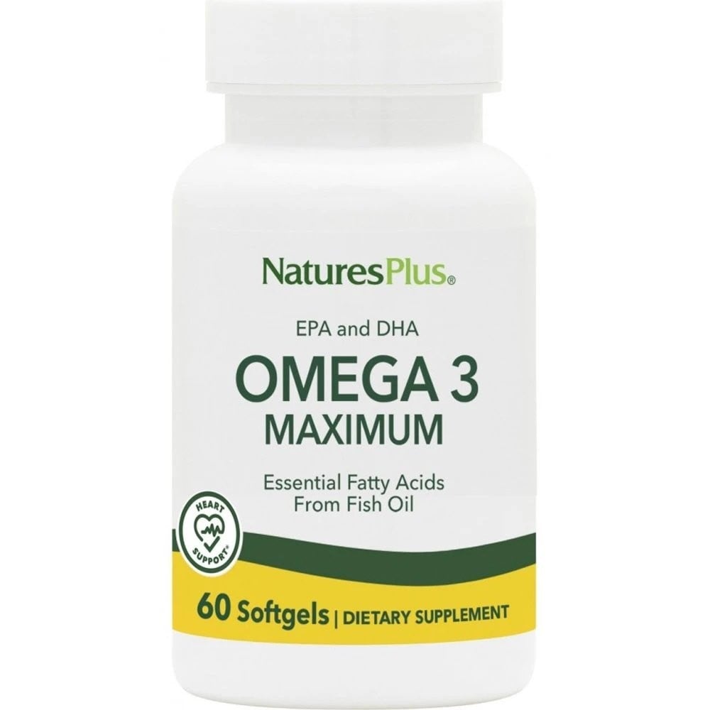 NATURES PLUS - PROMO PACK Omega 3 Maximum - 60tabs ΜΕ ΔΩΡΟ Omega 3 Maximum - 30tabs