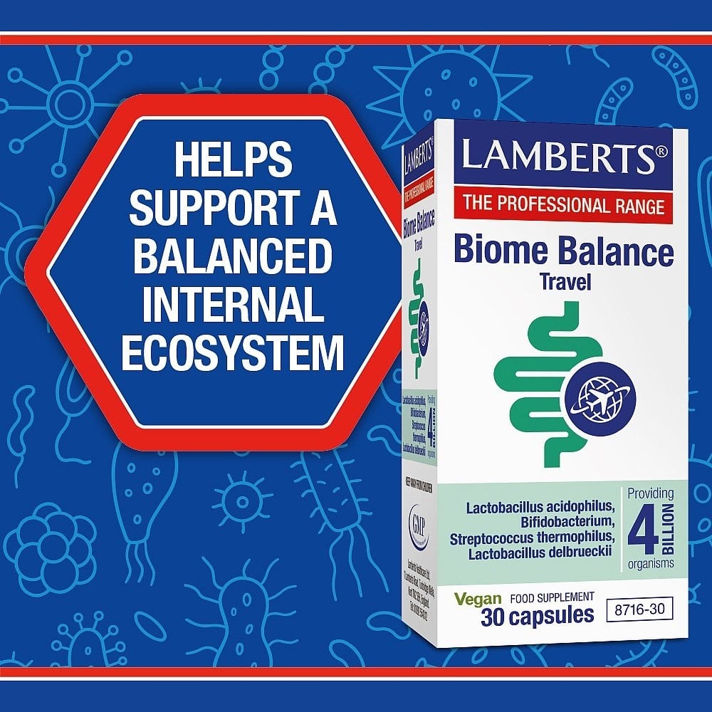 LAMBERTS - Biome Balance Travel Προβιοτικά - 30caps