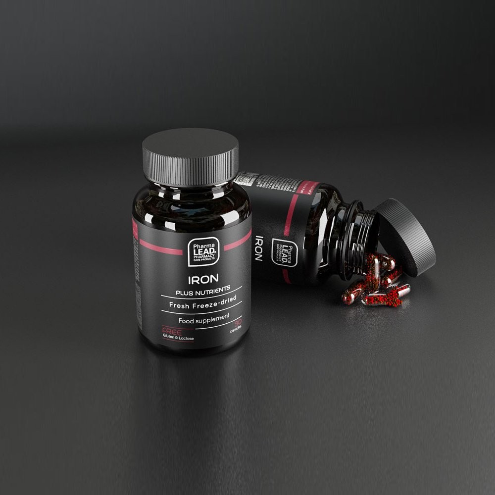 PHARMALEAD - BLACK RANGE Iron Plus Nutrients Συμπλήρωμα Σιδήρου - 30caps