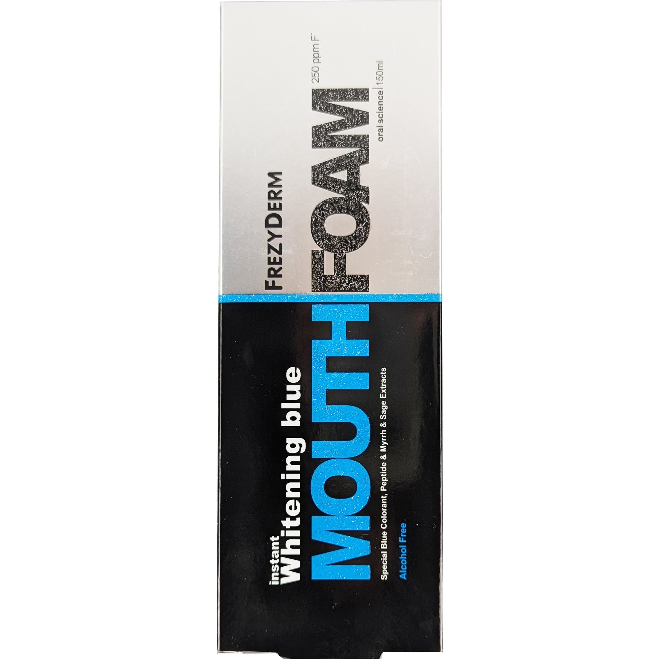 FREZYDERM - Mouthfoam Instant Whitening Blue Στοματικός Αφρός Άμεσης Λεύκανσης - 150ml