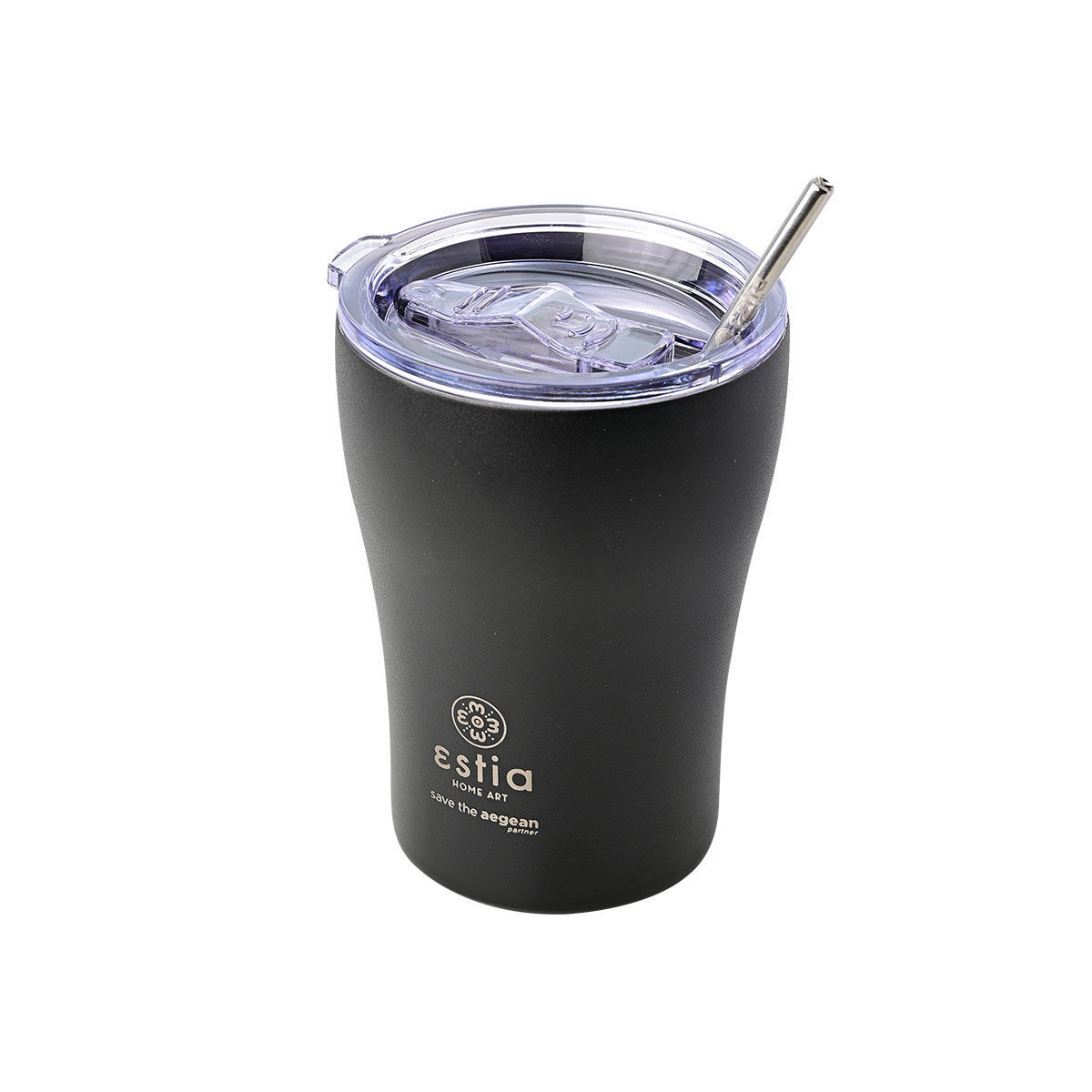 ESTIA - SAVE THE AEGEAN Θερμός Coffee Mug Midnight Black - 350ml