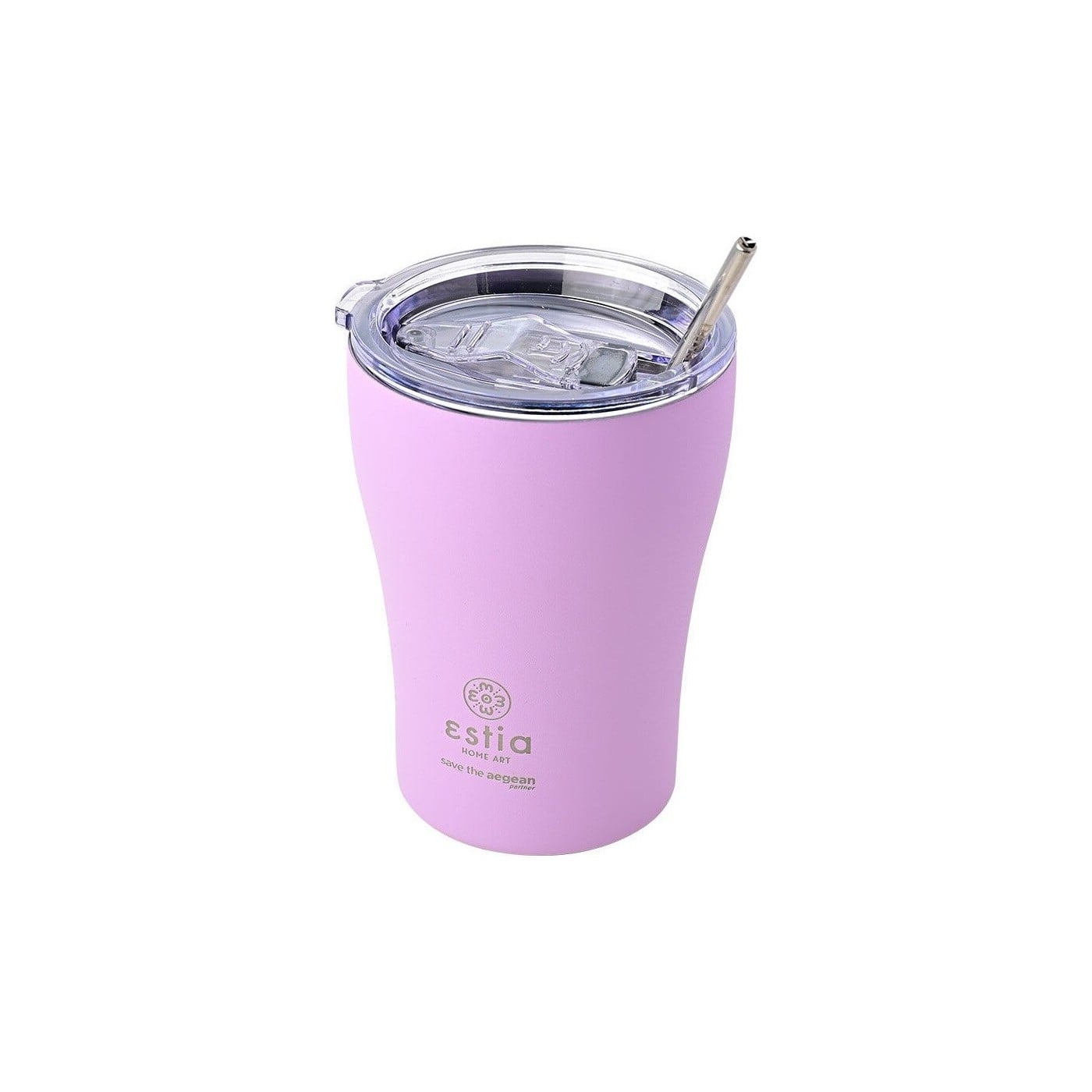 ESTIA - SAVE THE AEGEAN Θερμός Coffee Mug Lavender Purple - 350ml