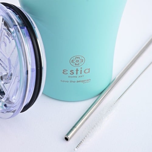 ESTIA - SAVE THE AEGEAN Θερμός Coffee Mug Bermuda Green - 350ml