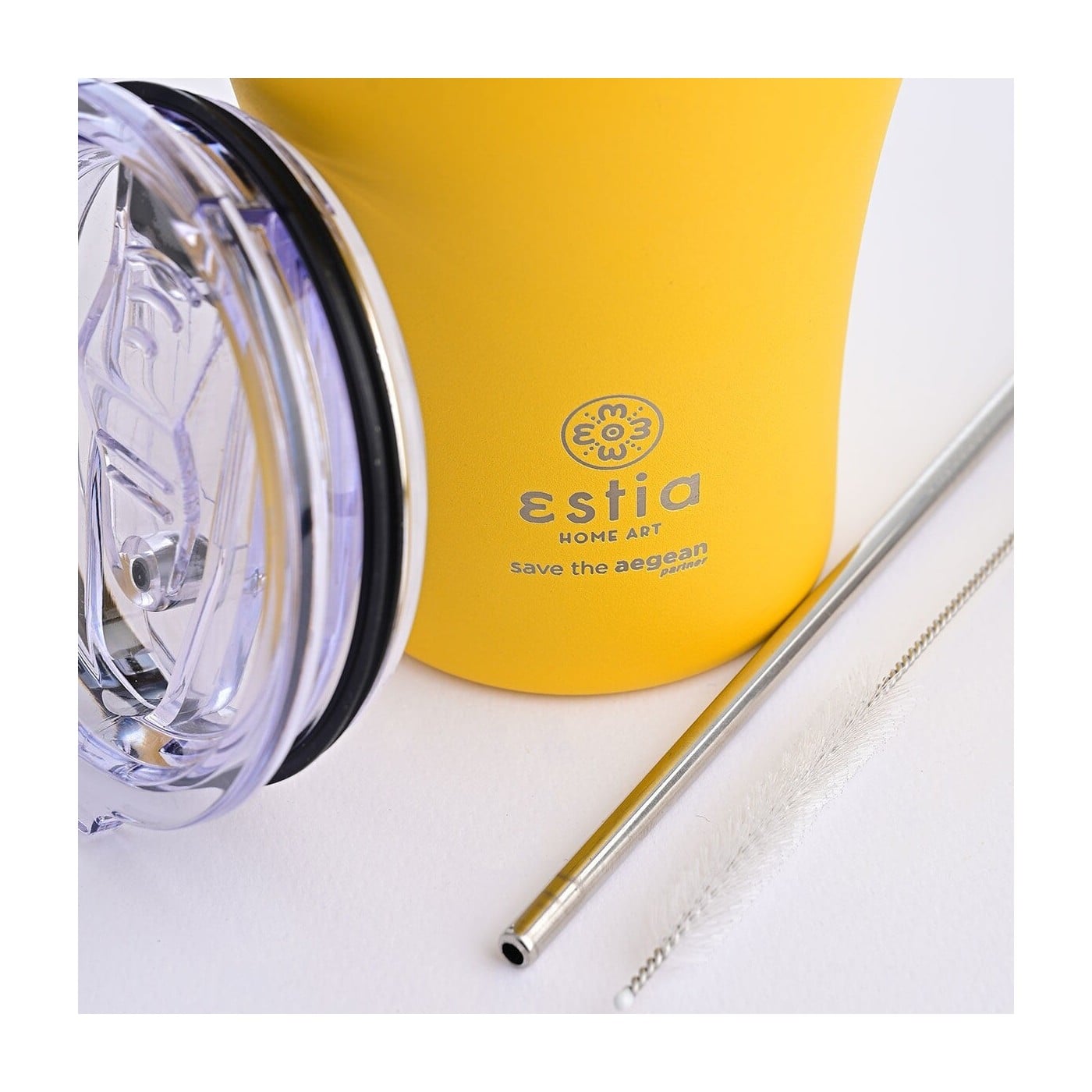 ESTIA - SAVE THE AEGEAN Θερμός Coffee Mug Pineapple Yellow - 350ml