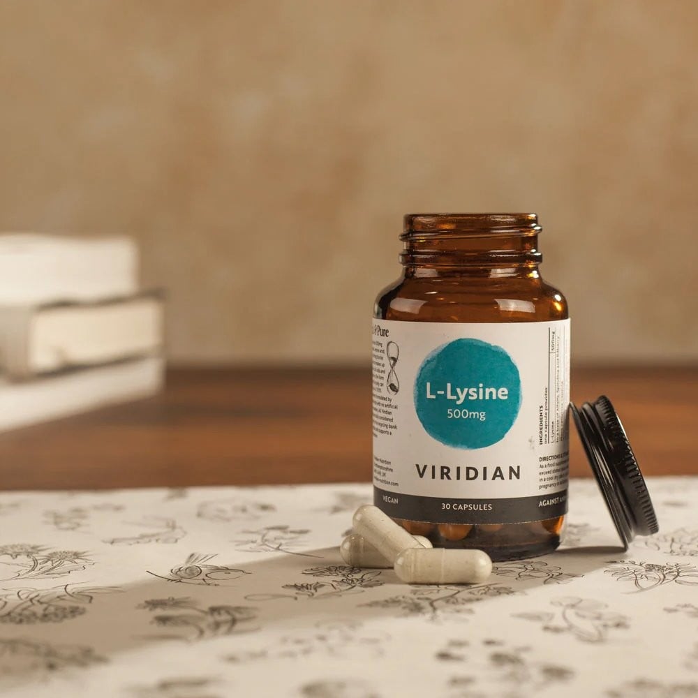 VIRIDIAN - L-Lysine 500mg - 30caps