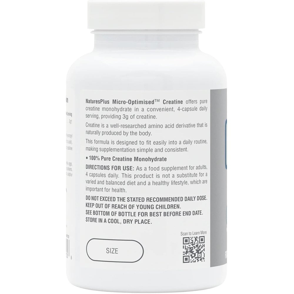 NATURES PLUS - Creatine Micro-Optimized - 120caps